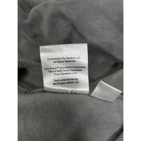 Care Bears X Universal Monsters Sweatshirt Womens Juniors Small 4-6 Gray - Picture 7 of 12